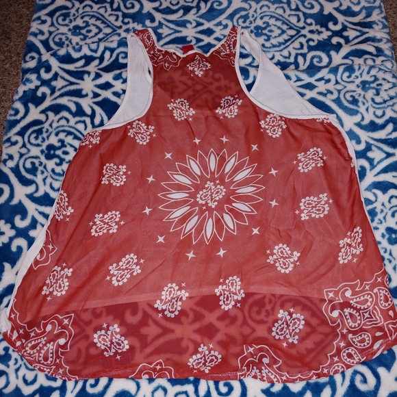 Just Ginger Land of the Free tank top. Size Xxl. - Picture 2 of 3